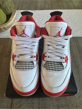 Nike Air Jordan 4 Retro GS Box - Black/White